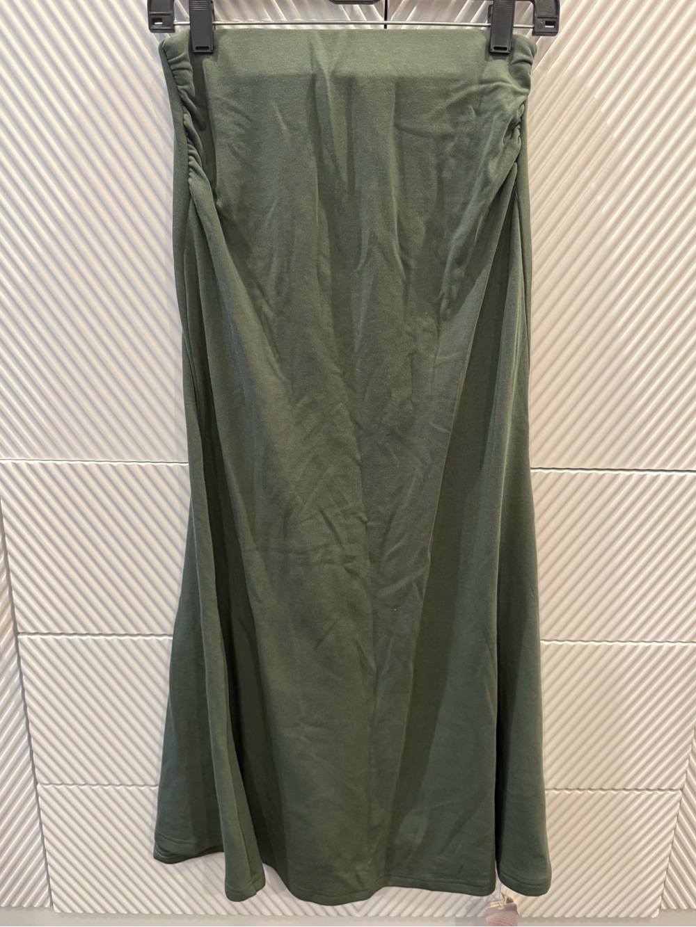 OGL Mermaid Maxi Skirt in Moss - Picture 4 of 6